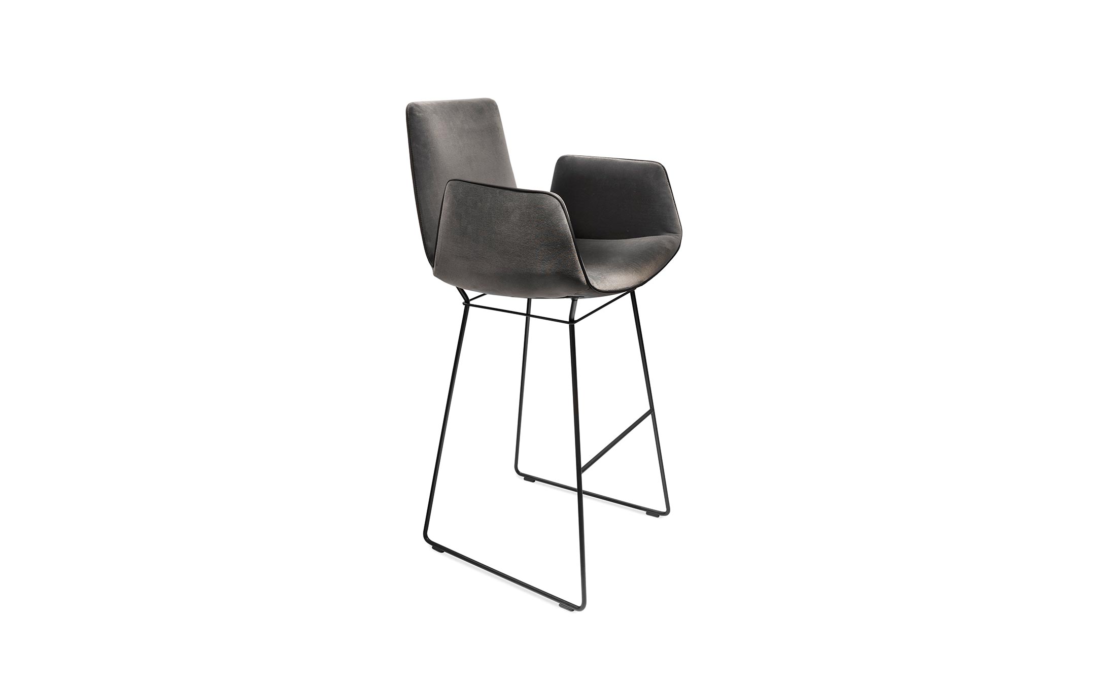 freifrau_Amelie_Bar-Armchair-High_1-1_ME001_Sansone-Acier_front Platzhalter